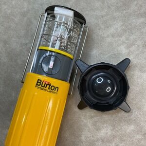 Burton Portable Lantern Yellow Gray Camping Hiking Outdoor